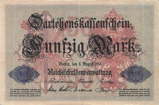 50 Mark 1914 ro.50b C